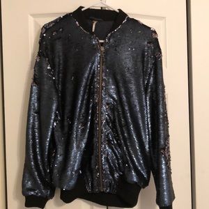 Free People sequin jacket